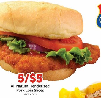 Fareway All Natural Tenderized Pork Loin Slices offer