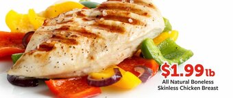 Fareway All Natural Boneless Skinless Chicken Breast offer