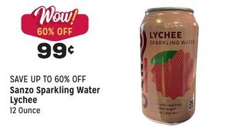 Grocery Outlet Sparkling water lychee offer