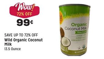 Grocery Outlet Organic coconut milk offer