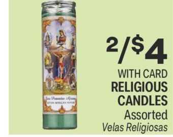CVS Religious candles assorted offer
