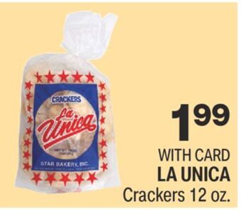 CVS La unica crackers 12 oz. offer