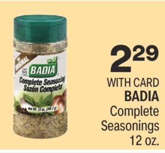 CVS Badia complete seasonings 12 oz. offer