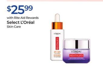 Rite Aid Select l'oréal offer