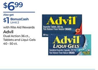 Rite Aid Advil offer