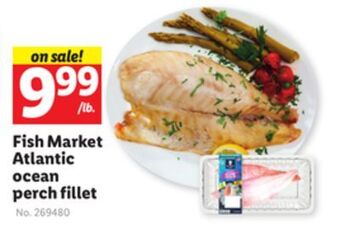 Lidl Fish market atlantic ocean perch fillet offer