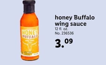Lidl Honey buffalo wing sauce offer