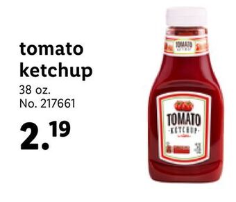 Lidl Tomato ketchup offer