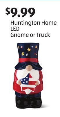 Aldi Huntington home led gnome or truck offer