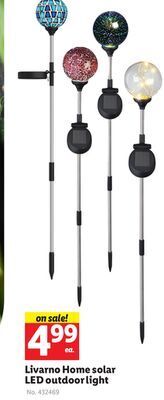 Lidl Livarno home solar led outdoor light offer