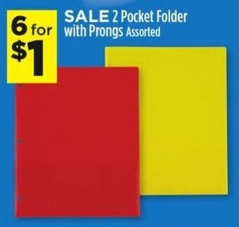 Dollar General 2 Pocket Folder offer