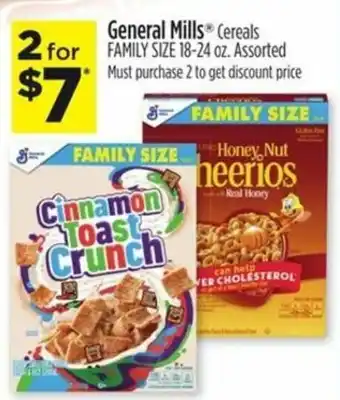 Dollar General General Mills Cereals offer