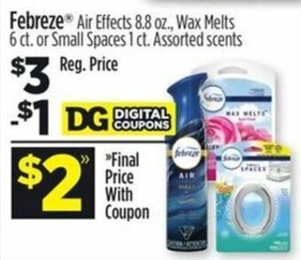 Dollar General Febreze offer