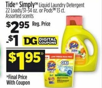 Dollar General Tide Simply offer