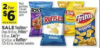 Dollar General Tostitos, Firtos, Lay's or Ruffles offer