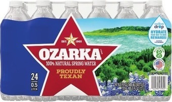 Kroger Ozarka natural spring water offer