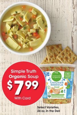 Kroger Simple truth organic soup offer
