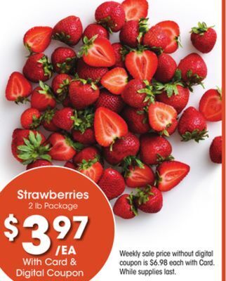 Kroger Strawberries offer