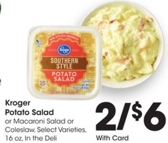 Kroger Kroger potato salad offer