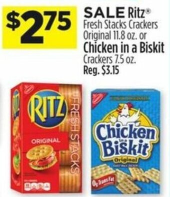 Dollar General Ritz, Chicken In A Biskit offer