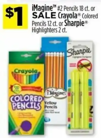 Dollar General Crayola oR Sharpie Highlighters offer