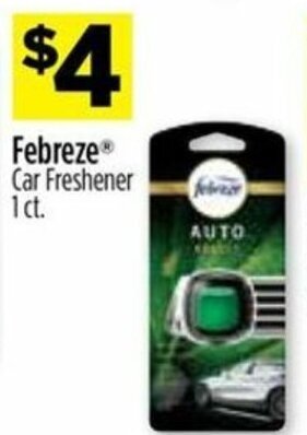 Dollar General Febreze Car Freshener offer