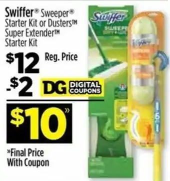 Dollar General Swiffer Starter Kit Or Dusters offer