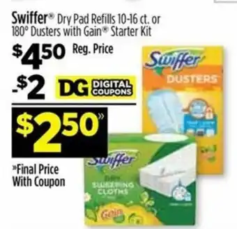 Dollar General Swiffer Dry Pad Refills offer