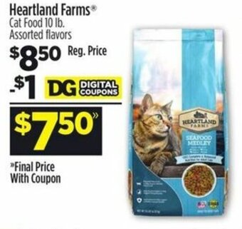 Dollar General Heartland Farms Cat Food offer