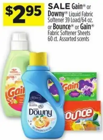 Dollar General Gain Or Downy Or Bounce Or Gain Softener Sheets offer