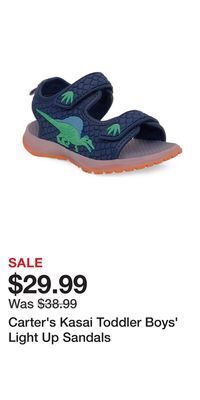 Kohl's Carter's kasai toddler boys' light up sandals offer