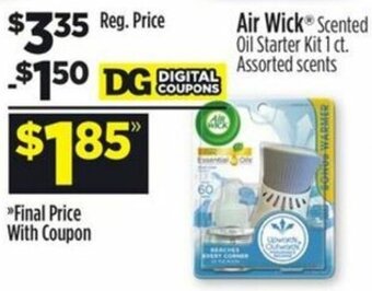 Dollar General Air Wick Scented Oil Starter Kit offer