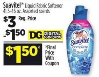 Dollar General Suavitel Liquid Fabric Softener offer