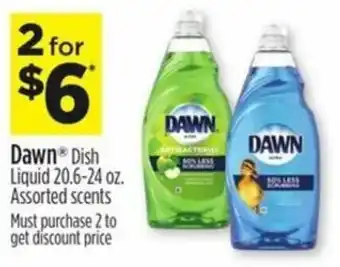 Dollar General Dawn Dish Liquid 20.6-24 oz offer