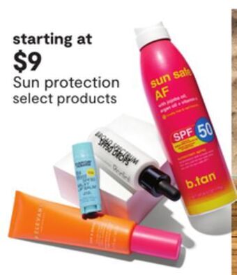 JC Penney Sun protection select products offer
