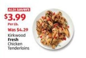 Aldi Kirkwood Fresh Chicken Tenderloins offer