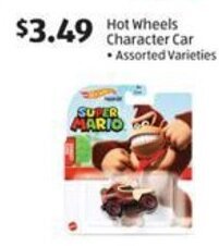 Aldi Hot Wheels Character Car Assorted Varieties offer