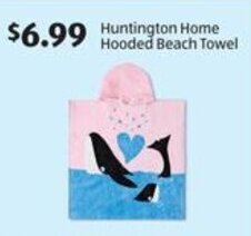 Aldi Huntington Home Hooded Beach Towel offer
