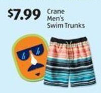 Aldi Crane Men's Swim Trunks offer