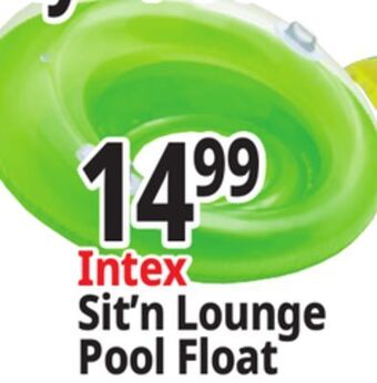 Ocean State Job Lot Intex sit 'n lounge float offer
