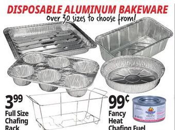 Ocean State Job Lot Disposable aluminum pans offer