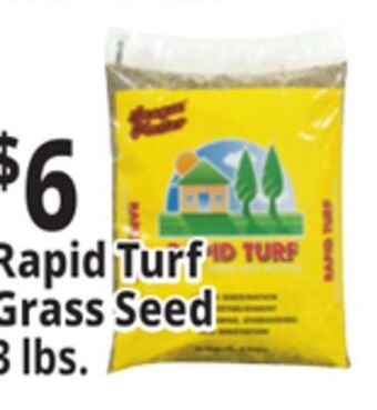 Ocean State Job Lot Rapid turf premium grass seed mixture, 3 lbs offer