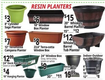Ocean State Job Lot Resin planters offer