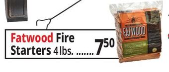 Ocean State Job Lot Fatwood firestarter offer