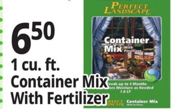 Ocean State Job Lot Container mix with fertilizer, 1 cu ft offer