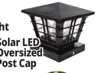 Ocean State Job Lot Solar led oversized post cap offer