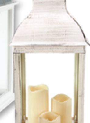 Ocean State Job Lot 24 lantern with flameless candles offer