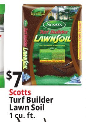 Ocean State Job Lot Scotts turf builder lawn soil, 1 cu ft offer