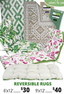 Ocean State Job Lot Reversible rugs offer