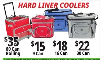 Ocean State Job Lot Hard lined coolers offer